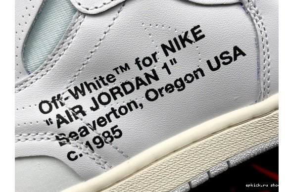 Cheap EP Air 1 High Jordan AQ0818-100 O-W  White Retro 100 AQ0818 0601